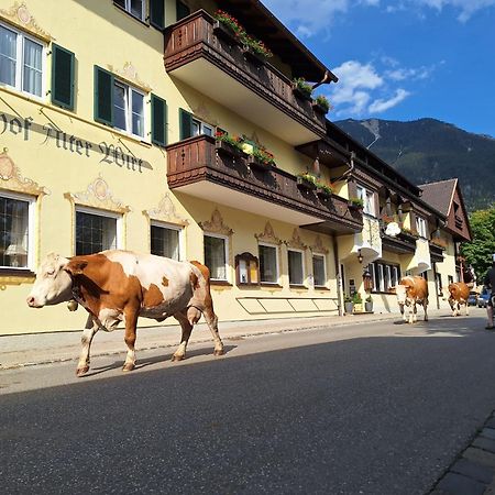 Hotel Gasthof Alter Wirt Farchant Exterior foto